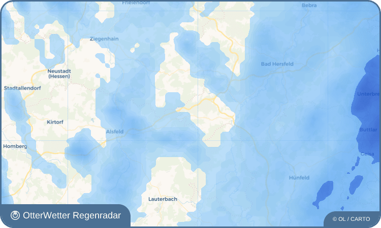 OtterWetter Regenradar-Widget Gehau