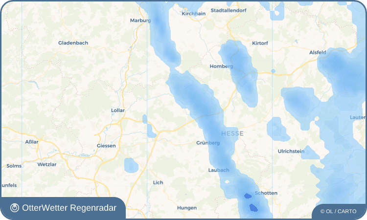 OtterWetter Regenradar-Widget Geilshausen