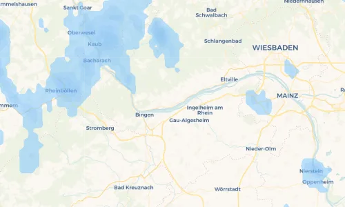 Regenradar Vorschaubild - Aktuelle Niederschläge in Geisenheim und Umgebung