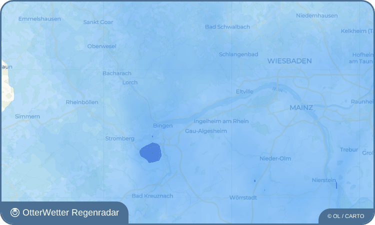 Wetter-Widget-Vorschau mit Vorhersagedaten für Geisenheim