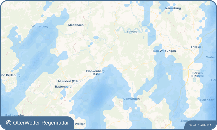 OtterWetter Regenradar-Widget Geismar