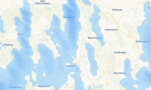 Regenradar Vorschaubild - Aktuelle Niederschläge in Gembeck und Umgebung