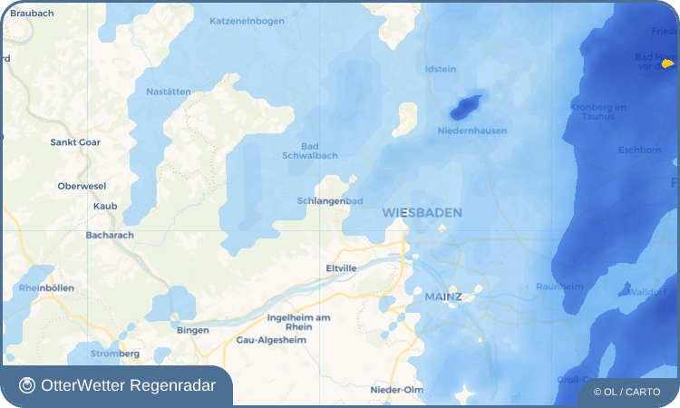 OtterWetter Regenradar-Widget Georgenborn