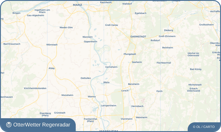 Widget-Vorschau für Gernsheim Wetter-Widget-Vorschau mit Vorhersagedaten für Gernsheim