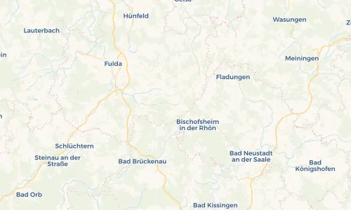 Regenradar Vorschaubild - Aktuelle Niederschläge in Gersfeld (Rhön) und Umgebung