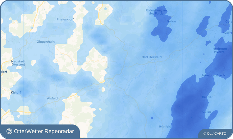 Wetter-Widget-Vorschau mit Vorhersagedaten für Gershausen