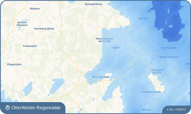 OtterWetter Regenradar-Widget Gerterode