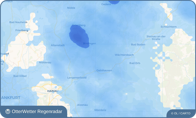 OtterWetter Regenradar-Widget Gettenbach