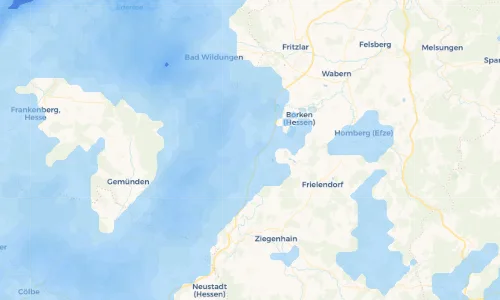 Regenradar Vorschaubild - Aktuelle Niederschläge in Gilsa und Umgebung