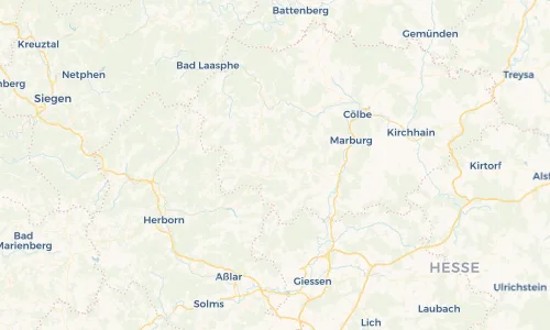 Regenradar Vorschaubild - Aktuelle Niederschläge in Gladenbach und Umgebung