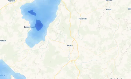 Regenradar Vorschaubild - Aktuelle Niederschläge in Gläserzell und Umgebung