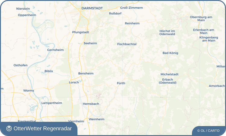 OtterWetter Regenradar-Widget Glattbach
