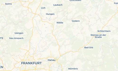 Regenradar Vorschaubild - Aktuelle Niederschläge in Glauberg und Umgebung