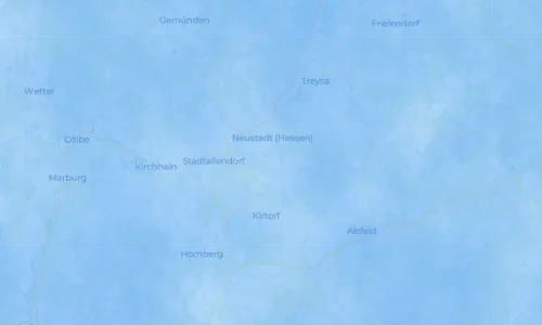 Regenradar Vorschaubild - Aktuelle Niederschläge in Gleimenhain und Umgebung