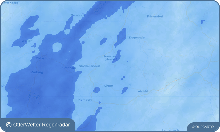OtterWetter Regenradar-Widget Gleimenhain