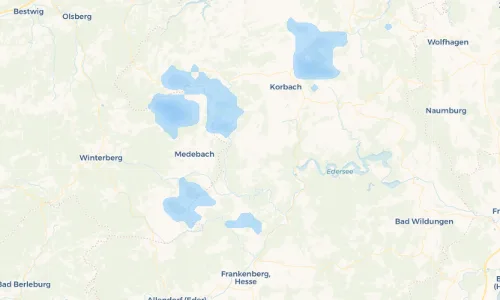 Regenradar Vorschaubild - Aktuelle Niederschläge in Goddelsheim und Umgebung