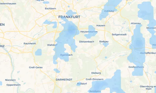 Regenradar Vorschaubild - Aktuelle Niederschläge in Götzenhain und Umgebung