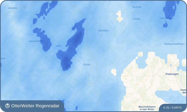 OtterWetter Regenradar-Widget Götzenhof