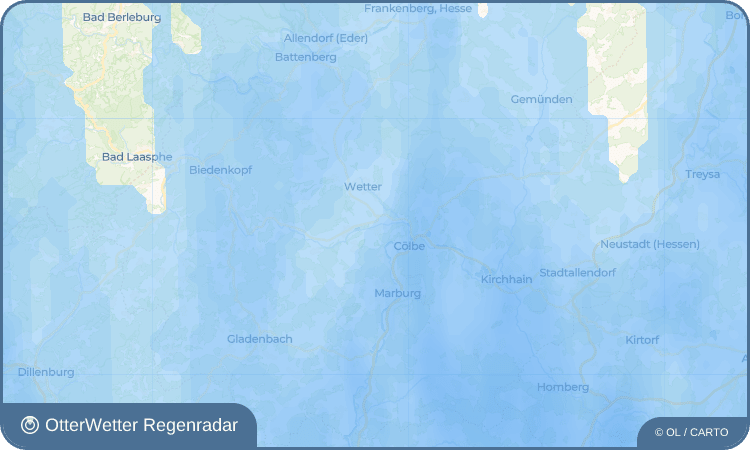 OtterWetter Regenradar-Widget Goßfelden