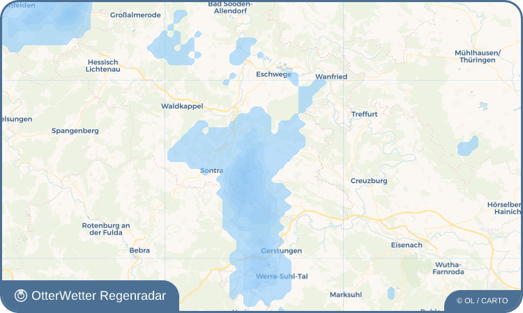 OtterWetter Regenradar-Widget Grandenborn