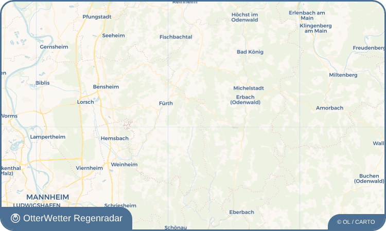 OtterWetter Regenradar-Widget Gras-Ellenbach