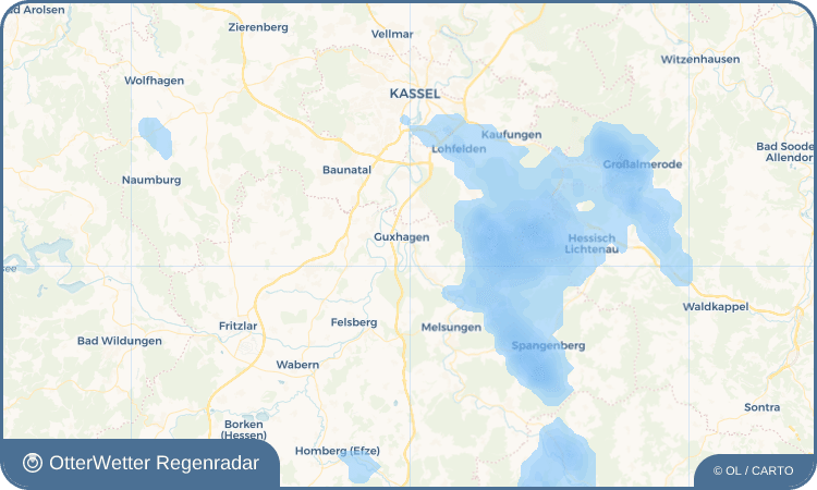 Wetter-Widget-Vorschau mit Vorhersagedaten für Grebenau