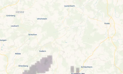 Regenradar Vorschaubild - Aktuelle Niederschläge in Grebenhain und Umgebung