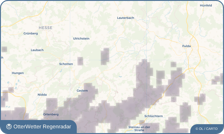 OtterWetter Regenradar-Widget Grebenhain