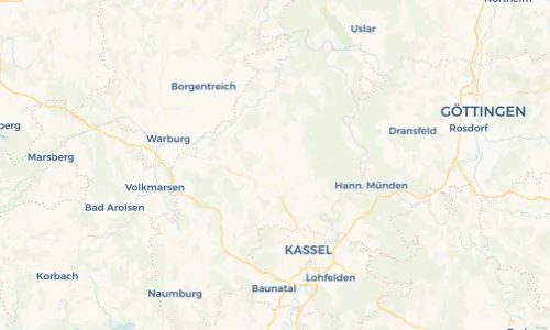 Regenradar Vorschaubild - Aktuelle Niederschläge in Grebenstein und Umgebung