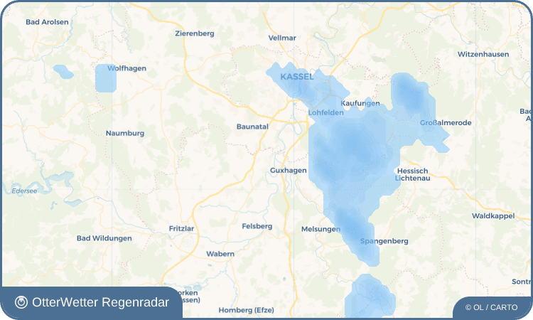 Widget-Vorschau für Grifte Wetter-Widget-Vorschau mit Vorhersagedaten für Grifte