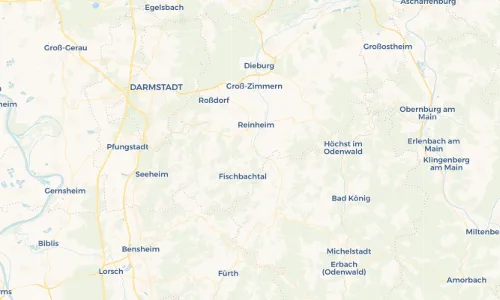 Regenradar Vorschaubild - Aktuelle Niederschläge in Groß-Bieberau und Umgebung