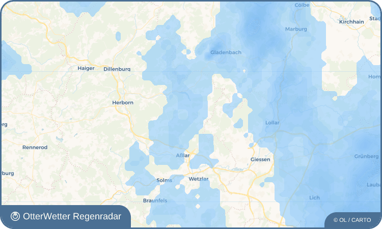 OtterWetter Regenradar-Widget Großaltenstädten