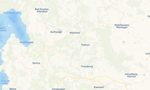 Regenradar Vorschaubild - Aktuelle Niederschläge in Großburschla und Umgebung
