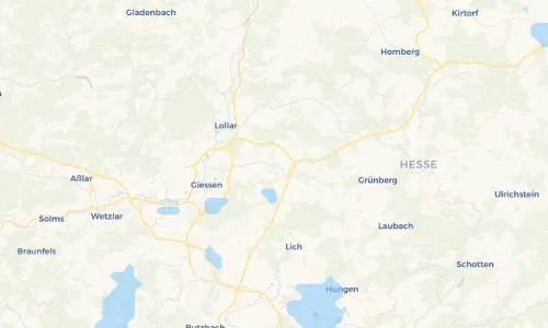 Regenradar Vorschaubild - Aktuelle Niederschläge in Großen-Buseck und Umgebung