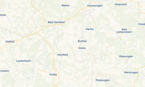 Regenradar Vorschaubild - Aktuelle Niederschläge in Großentaft und Umgebung