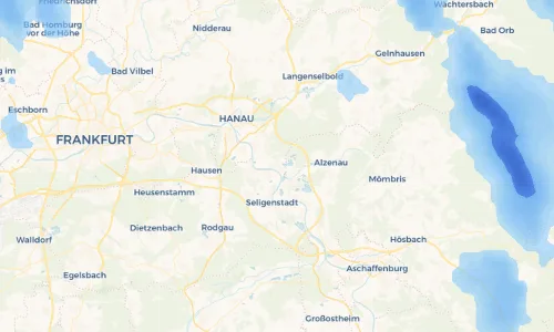Regenradar Vorschaubild - Aktuelle Niederschläge in Großkrotzenburg und Umgebung