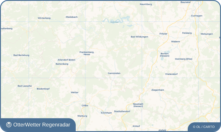 OtterWetter Regenradar-Widget Grüsen