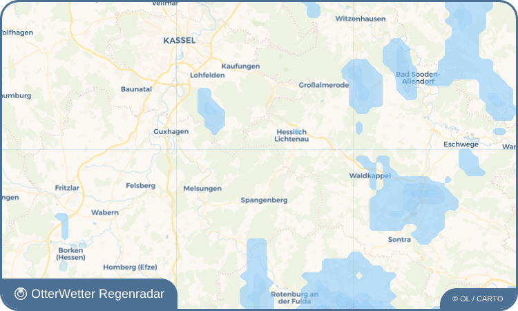 Wetter-Widget-Vorschau mit Vorhersagedaten für Günsterode
