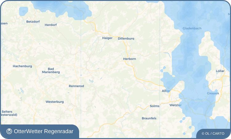 Widget-Vorschau für Guntersdorf Wetter-Widget-Vorschau mit Vorhersagedaten für Guntersdorf