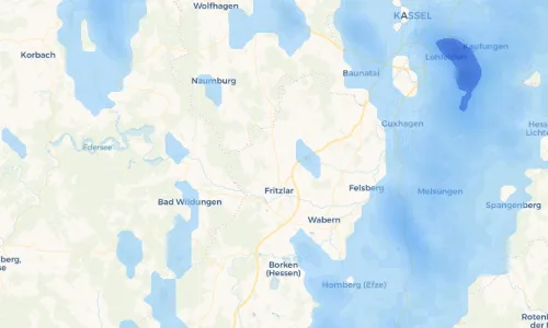 Regenradar Vorschaubild - Aktuelle Niederschläge in Haddamar und Umgebung