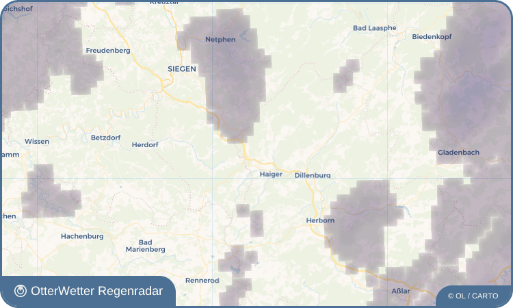 OtterWetter Regenradar-Widget Haigerseelbach