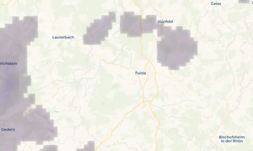 Regenradar Vorschaubild - Aktuelle Niederschläge in Haimbach und Umgebung