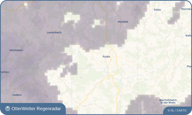 OtterWetter Regenradar-Widget Haimbach
