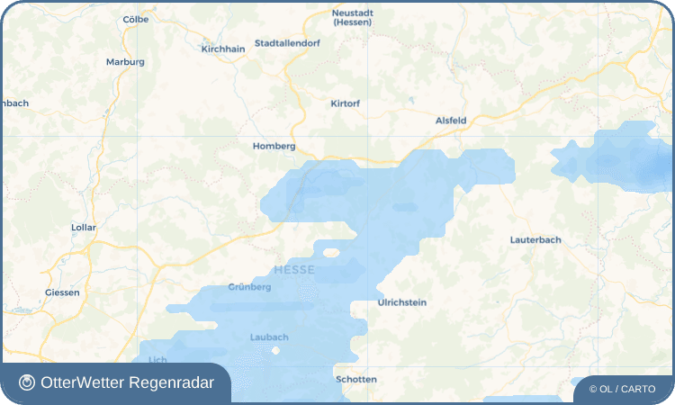 OtterWetter Regenradar-Widget Hainbach