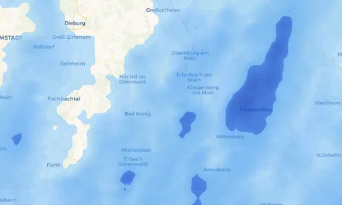 Regenradar Vorschaubild - Aktuelle Niederschläge in Haingrund und Umgebung