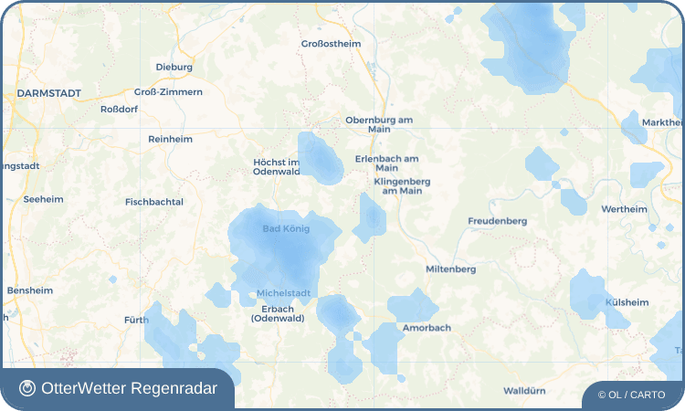 Widget-Vorschau für Haingrund Wetter-Widget-Vorschau mit Vorhersagedaten für Haingrund