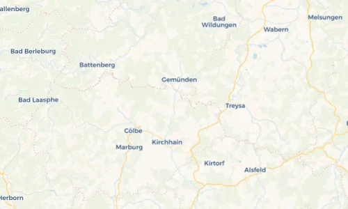 Regenradar Vorschaubild - Aktuelle Niederschläge in Halsdorf und Umgebung