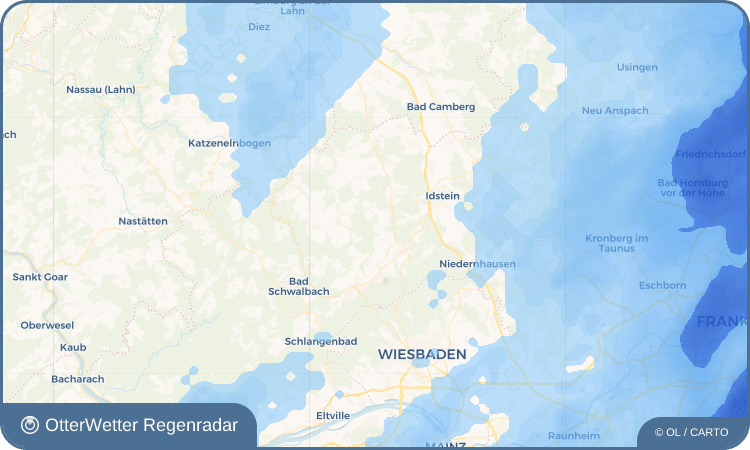 OtterWetter Regenradar-Widget Hambach