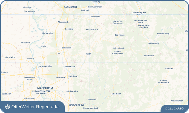 OtterWetter Regenradar-Widget Hammelbach