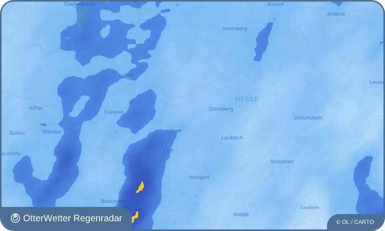 Wetter-Widget-Vorschau mit Vorhersagedaten für Harbach
